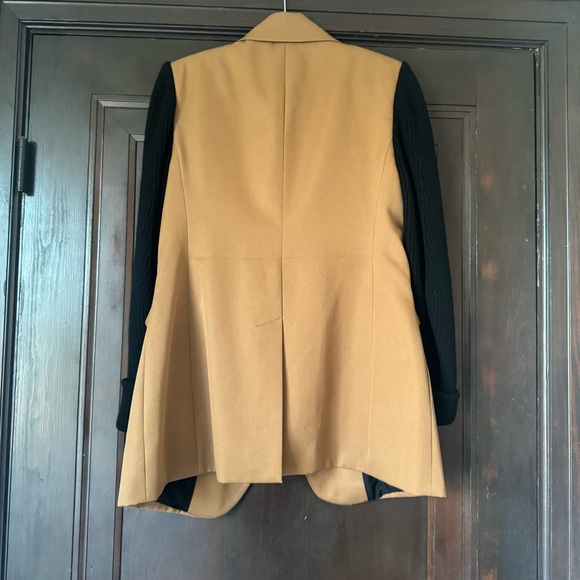 Tibi Techy Knit Sleeve Blazer, Size 10 - Picture 7 of 13